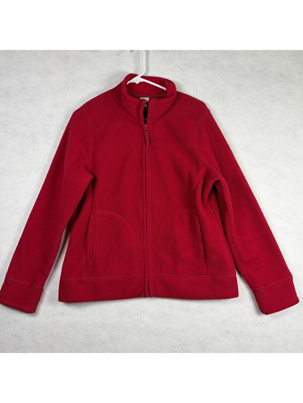 Merona Red Full Zip Fleece Jacket Large